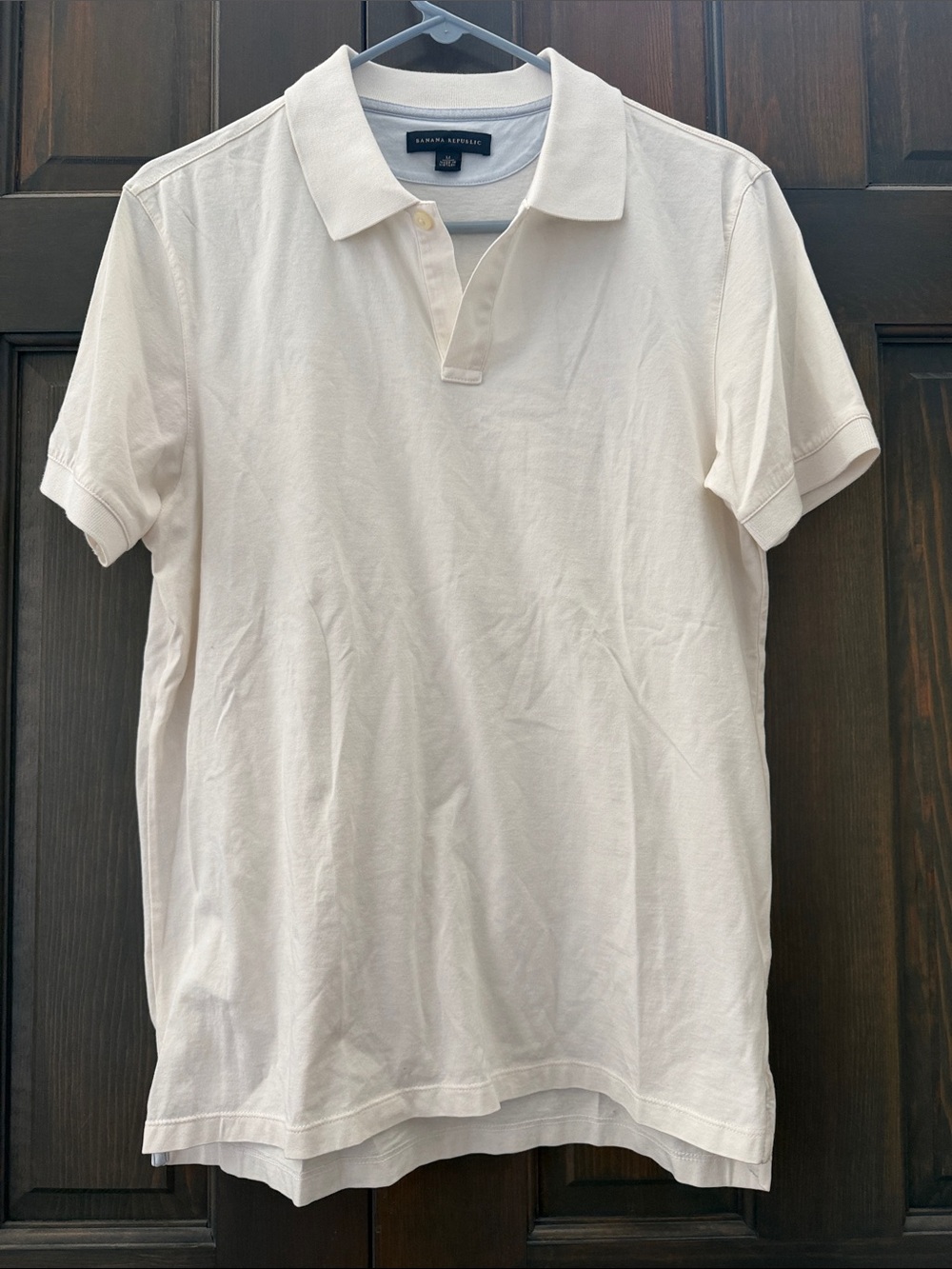 White Banana Republic Men's Polo size medium